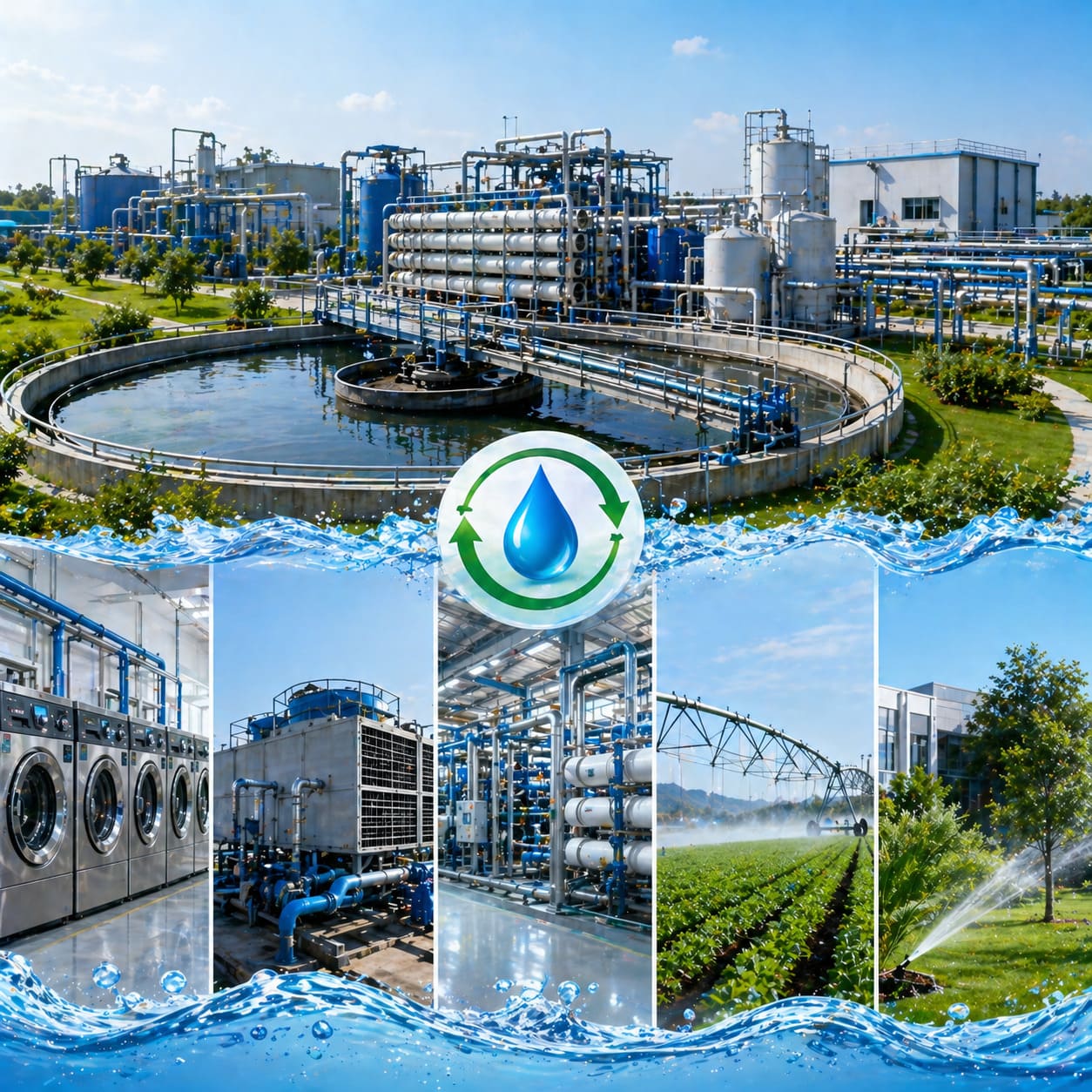 Water Recycling RO Plant